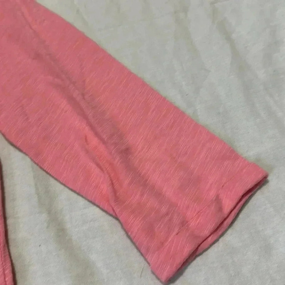 Boden Pink 3/4 sleeve button up shirt front pockets size 4 - Picture 4 of 5